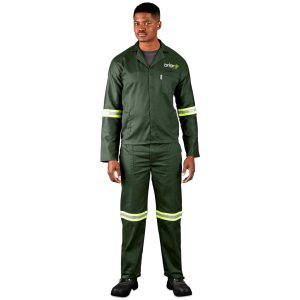 Acid Resistant Polycotton Conti Suit - Reflective Arm