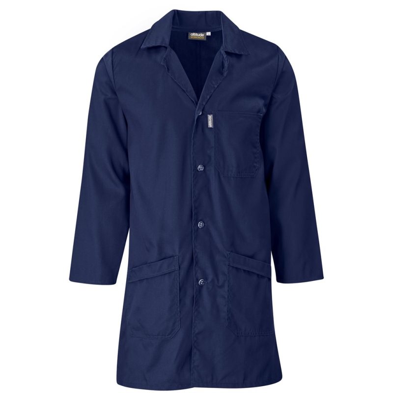 NAVY Prime Polycotton Dust Coat