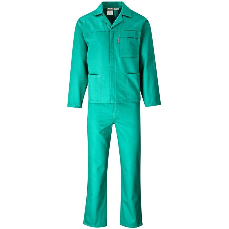 GREEN D59 Flame Retardant 100% Cotton Conti Suit
