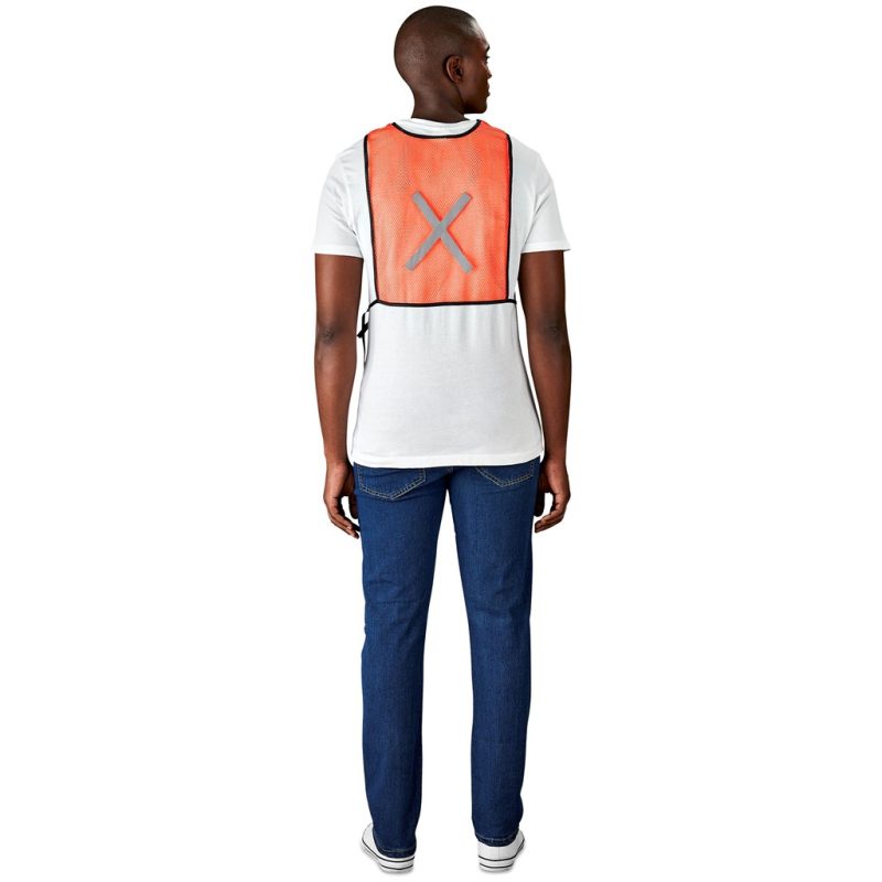 orange Altitude Guard Basic Hi-Viz Reflective Bib