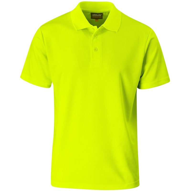 YELLOW Sector Hi-Viz Golf Shirt