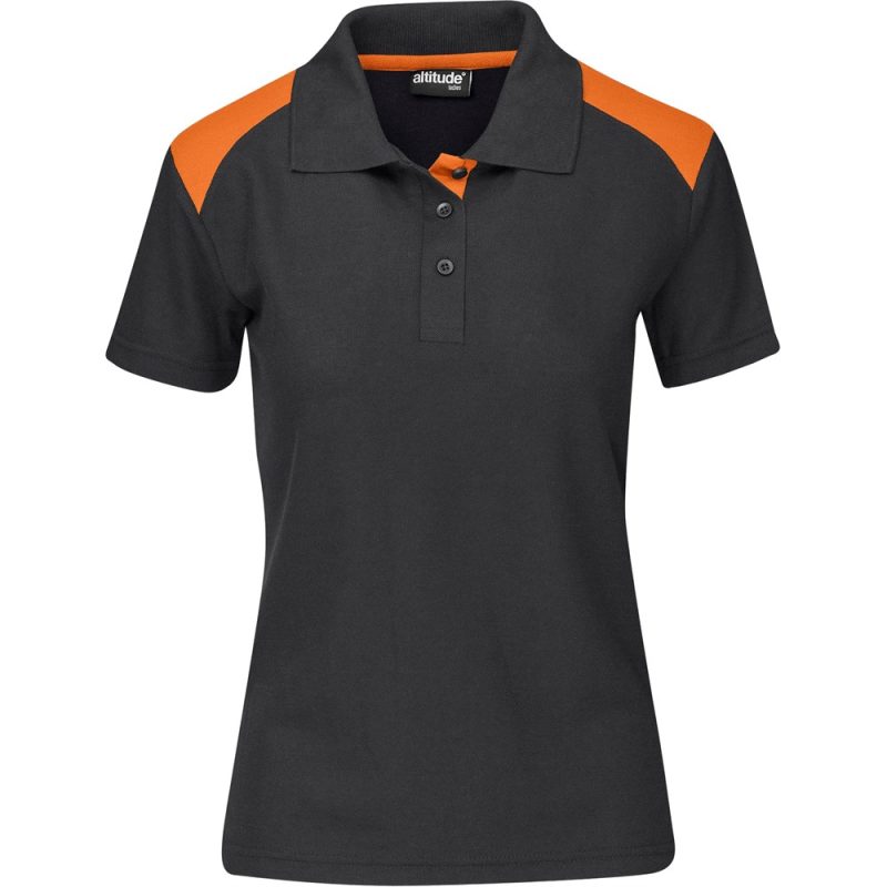 ORANGE Ladies Apex Golf Shirt