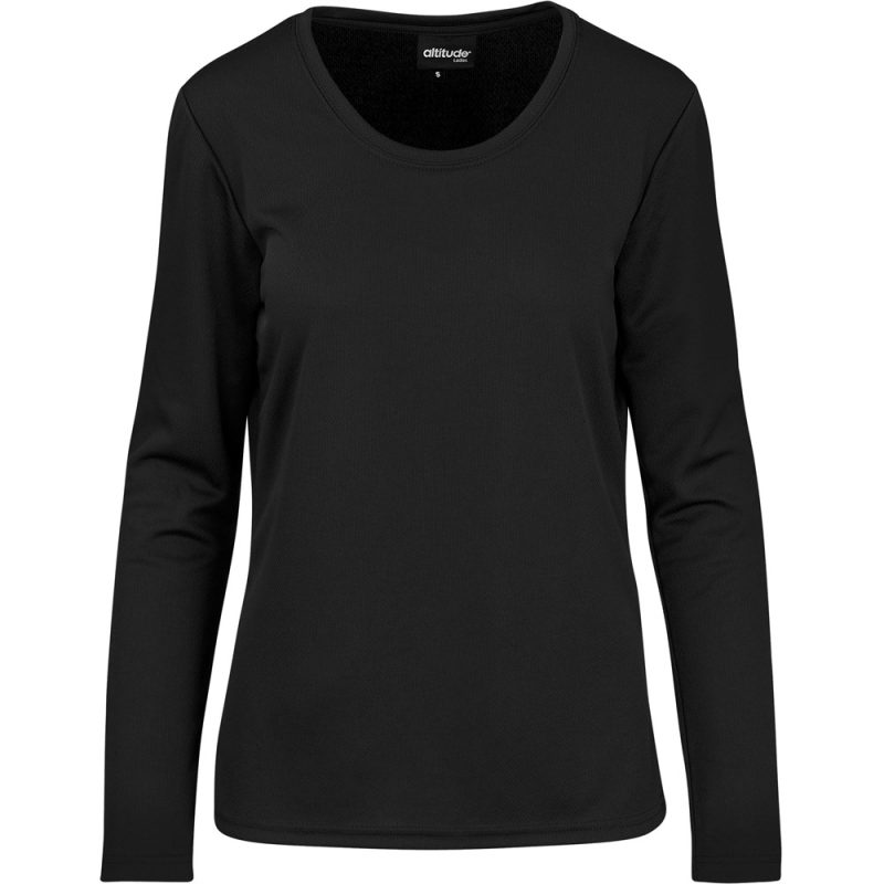 BLACK Mens Long Sleeve All Star T-Shirt