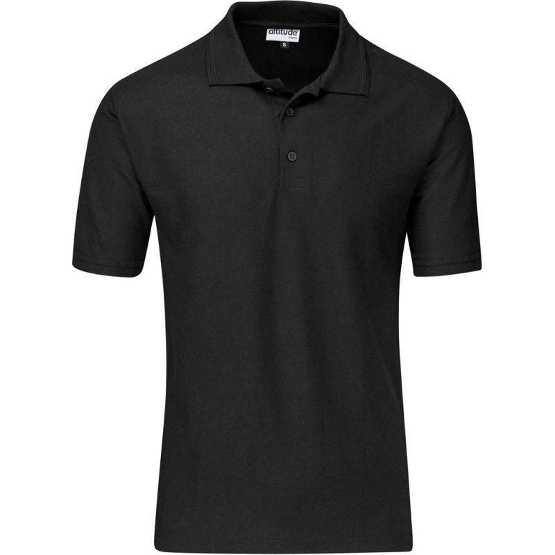 BLACK Kids Basic Pique Golf Shirt