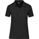 BLACK Ladies Basic Pique Golf Shirt