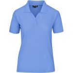 LIGHT BLUE Ladies Basic Pique Golf Shirt