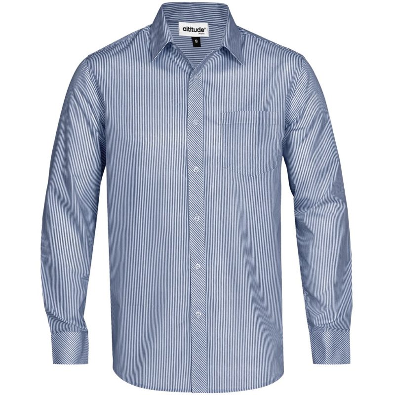 NAVY Mens Long Sleeve Birmingham Shirt - Navy