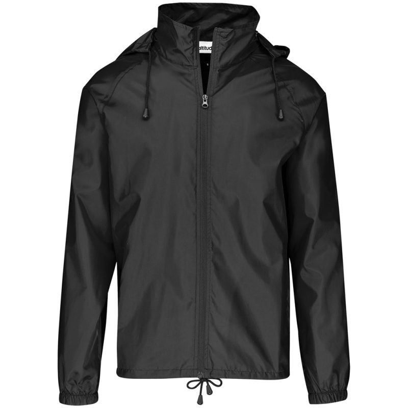 BLACK Unisex Cameroon Rain Jacket