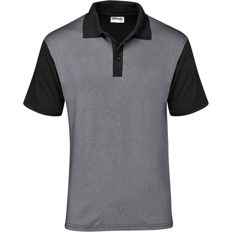 GREY Mens Crossfire Golf Shirt - Grey