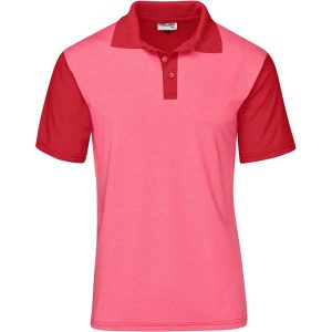RED Mens Crossfire Golf Shirt - Red
