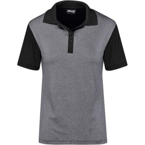GREY Ladies Crossfire Golf Shirt - Grey