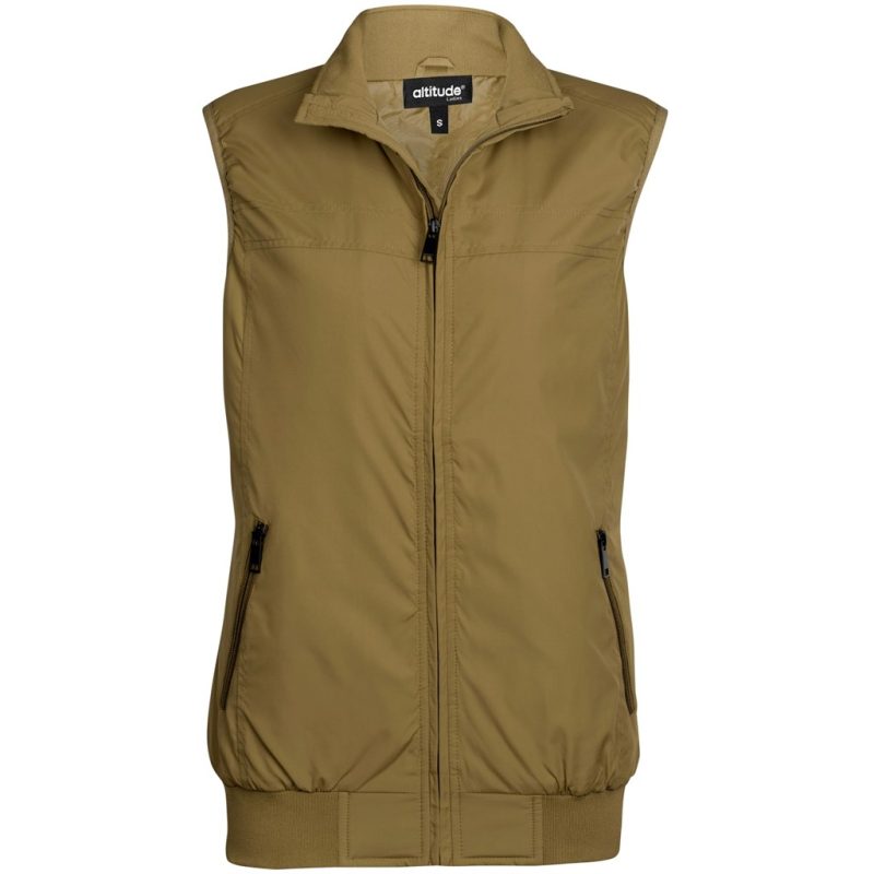 KHAKI Ladies Colorado Bodywarmer - Khaki