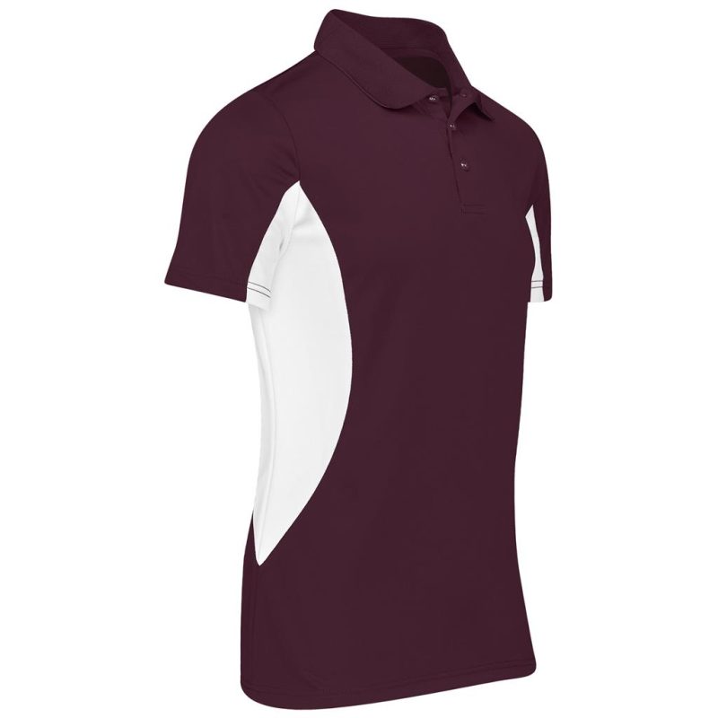 Kids Championship Golf Shirt - Maroon