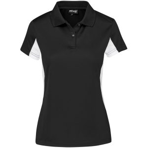 BLACK Ladies Championship Golf Shirt - Black