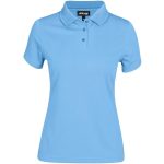SKY BLUE Ladies Distinct Golf Shirt - Sky Blue