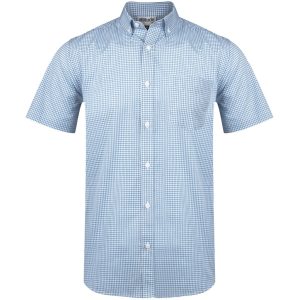 BLUE Mens Short Sleeve Edinburgh Shirt - Blue
