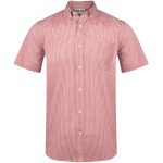 RED Mens Short Sleeve Edinburgh Shirt - Red