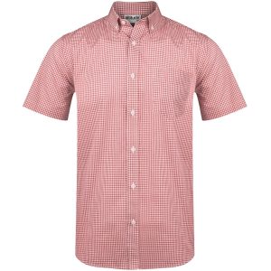 RED Mens Short Sleeve Edinburgh Shirt - Red