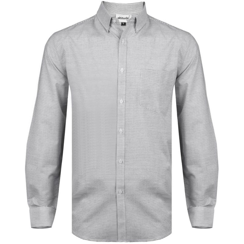 GREY Mens Long Sleeve Earl Shirt - Grey