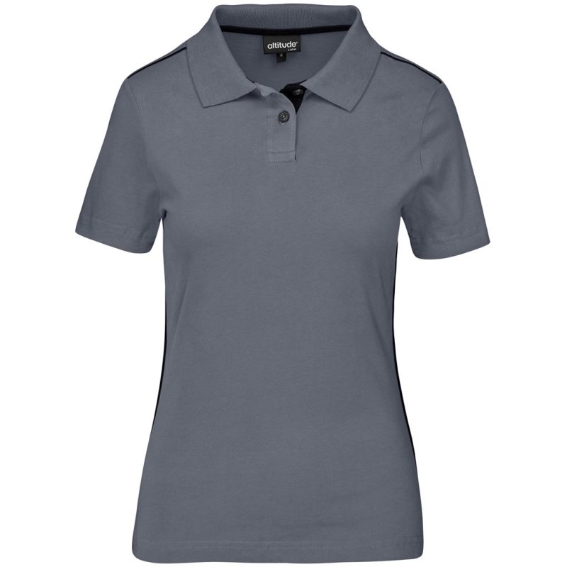 GREY Ladies Galway Golf Shirt - Grey