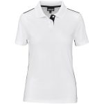 WHITE Ladies Galway Golf Shirt - White