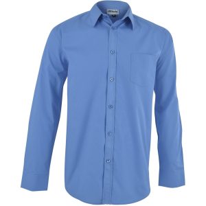 LIGHT BLUE Mens Long Sleeve Haiden Shirt - Light Blue