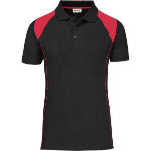 BLACK Mens Infinity Golf Shirt - Black