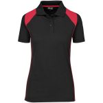 BLACK Ladies Infinity Golf Shirt - Black