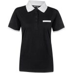 BLACK Ladies Caliber Golf Shirt - Black