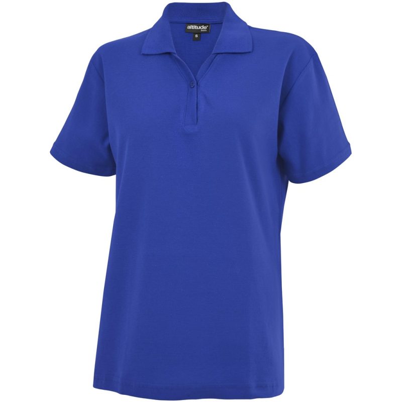 ROYAL BLUE Ladies Melrose Heavyweight Golf Shirt - Royal Blue