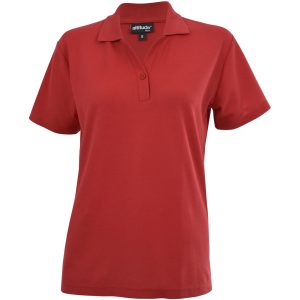 RED Ladies Melrose Heavyweight Golf Shirt - Red