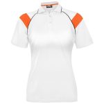 ORANGE Ladies Score Golf Shirt - Orange