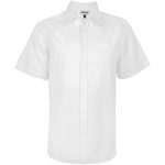 ALT-MOS-W_1024X1024 WHITE Mens Short Sleeve Oxford Shirt - White
