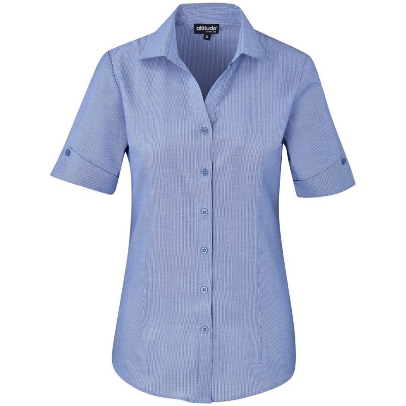 ROYAL BLUE Ladies Short Sleeve Northampton Shirt