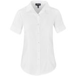 WHITE Ladies Short Sleeve Nottingham Shirt