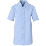 SKY BLUE Mens Short Sleeve Nottingham Shirt