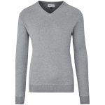 GREY Mens Long Sleeve Peru V-Neck Jersey - Grey