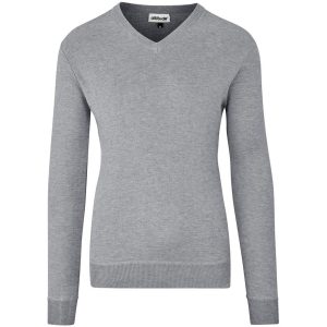 GREY Mens Long Sleeve Peru V-Neck Jersey - Grey