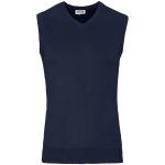 NAVY Mens Sleeveless Peru V-Neck Jersey - Navy