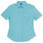 ALT-RSS-AQ_1024X1024 AQUA Ladies Short Sleeve Rita Shirt - Aqua