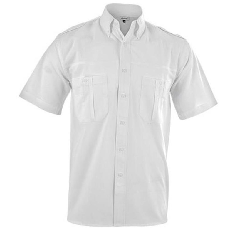 ALT-TLS-W_1024X1024 WHITE Mens Short Sleeve Tracker Shirt - White