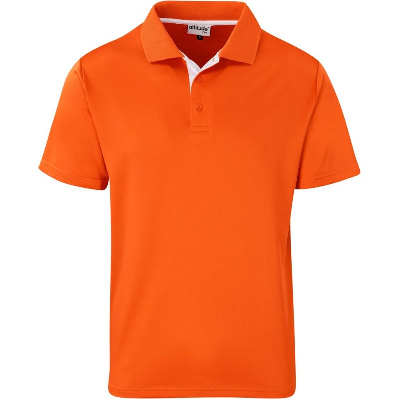 ORANGE Mens Tournament Golf Shirt