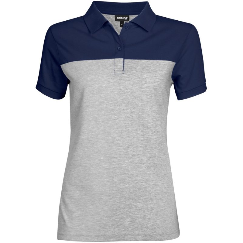 ALT-URL-N_1024X1024 NAVY Ladies Verge Golf Shirt - Navy