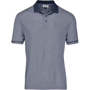 BLUE Mens Verge Golf Shirt - Blue
