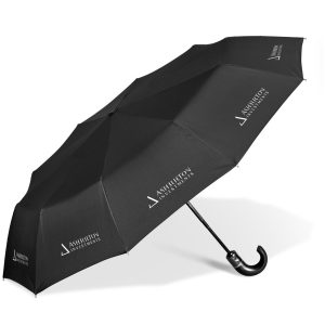 BLACK Alex Varga Zeus Auto-Open Compact Umbrella