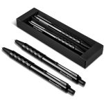 BLACK Alex Varga Cyrion Ball Pen & Pencil Set