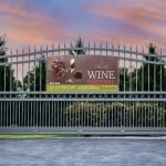 Sublimated Display Fabric Banner 2.45m x 1.2m lifestyleImagesWithLogos