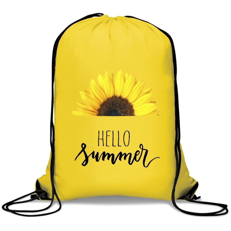 YELLOW Symphony 210D Drawstring Bag