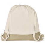 Okiyo Bijin Jute & Cotton Drawstring Bag