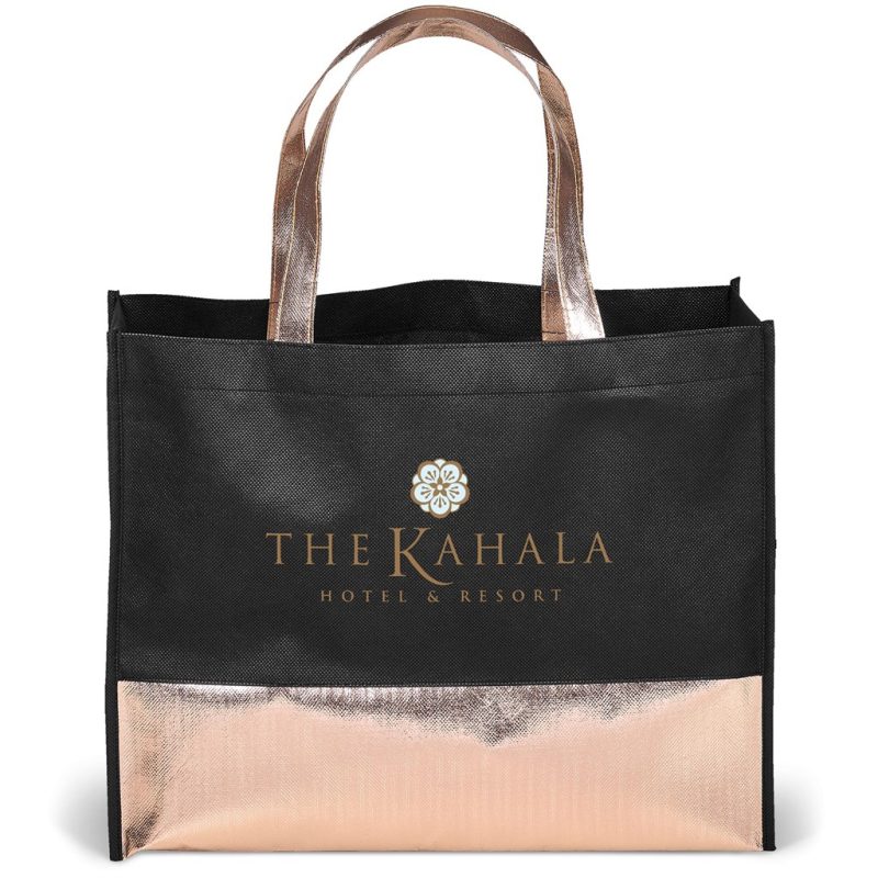 ROSE GOLD Burlesque Non-Woven Shopper